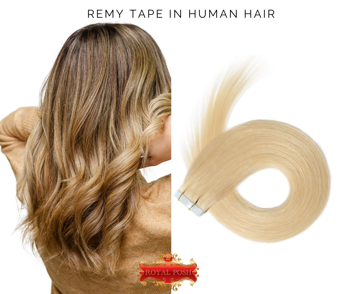 Tape-in Remy Human Hair Extensions